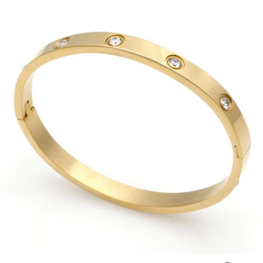 Gold Eternity Love Bracelet